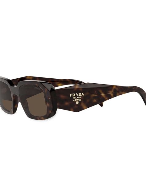 prada runway geometric sunglasses